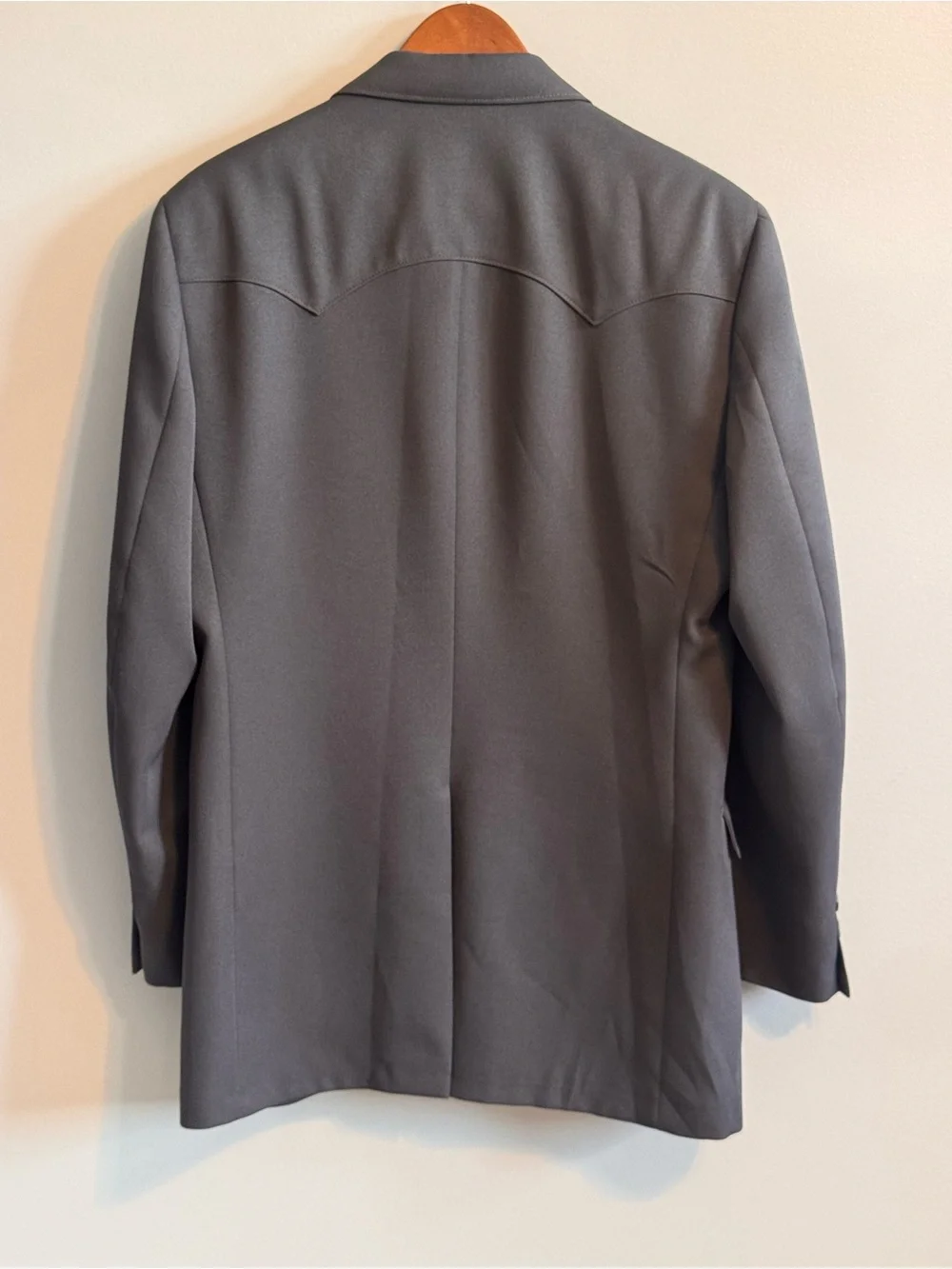 Vintage Sheplers American Original Gray Western Blazer 42L Made in USA